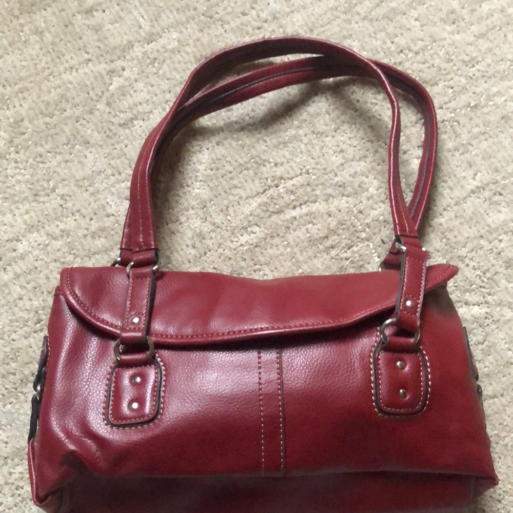 Relic Red Leather Purse